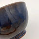 Blue ceramic bowl signed Salvatore PARISI / Contemporary art