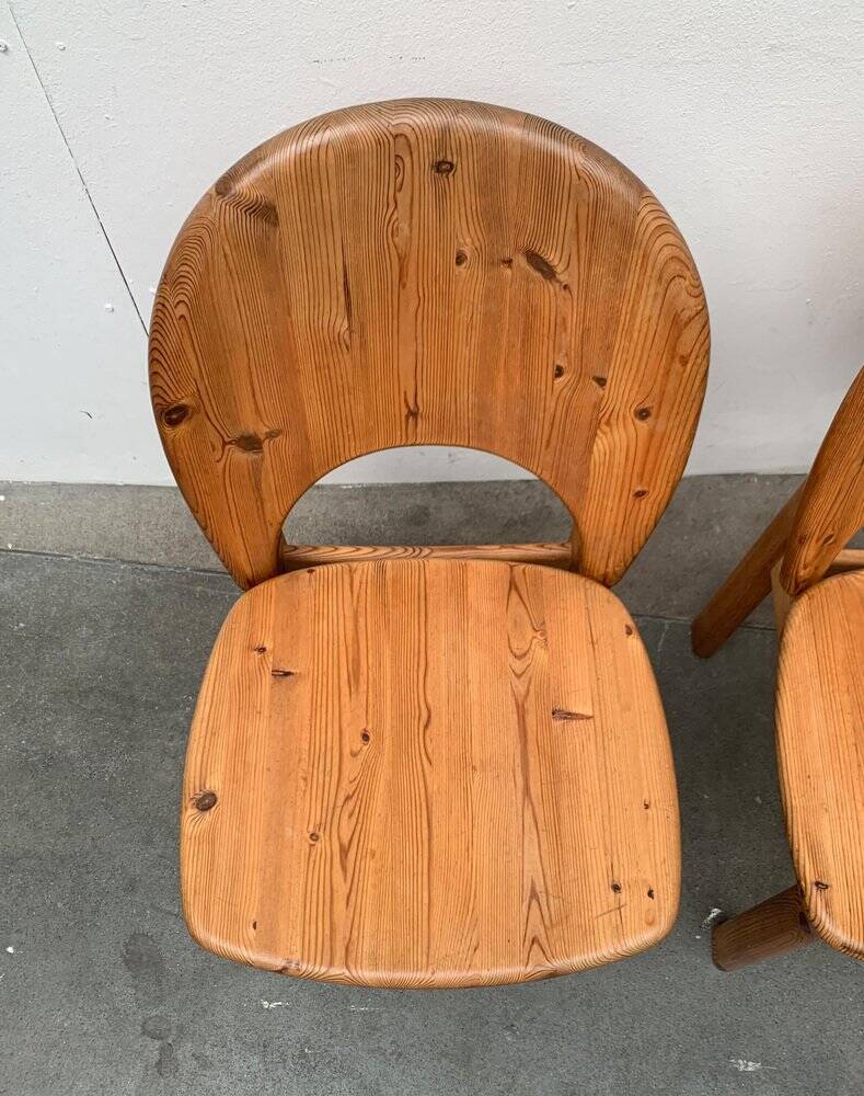 Danish pine chairs from the mid-century by Niels Koefoed for Glostrup, 1960s, set of 4.