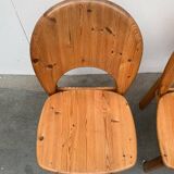 Danish pine chairs from the mid-century by Niels Koefoed for Glostrup, 1960s, set of 4.