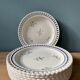 Set of 8 small plates Niderviller décor at Barbeau