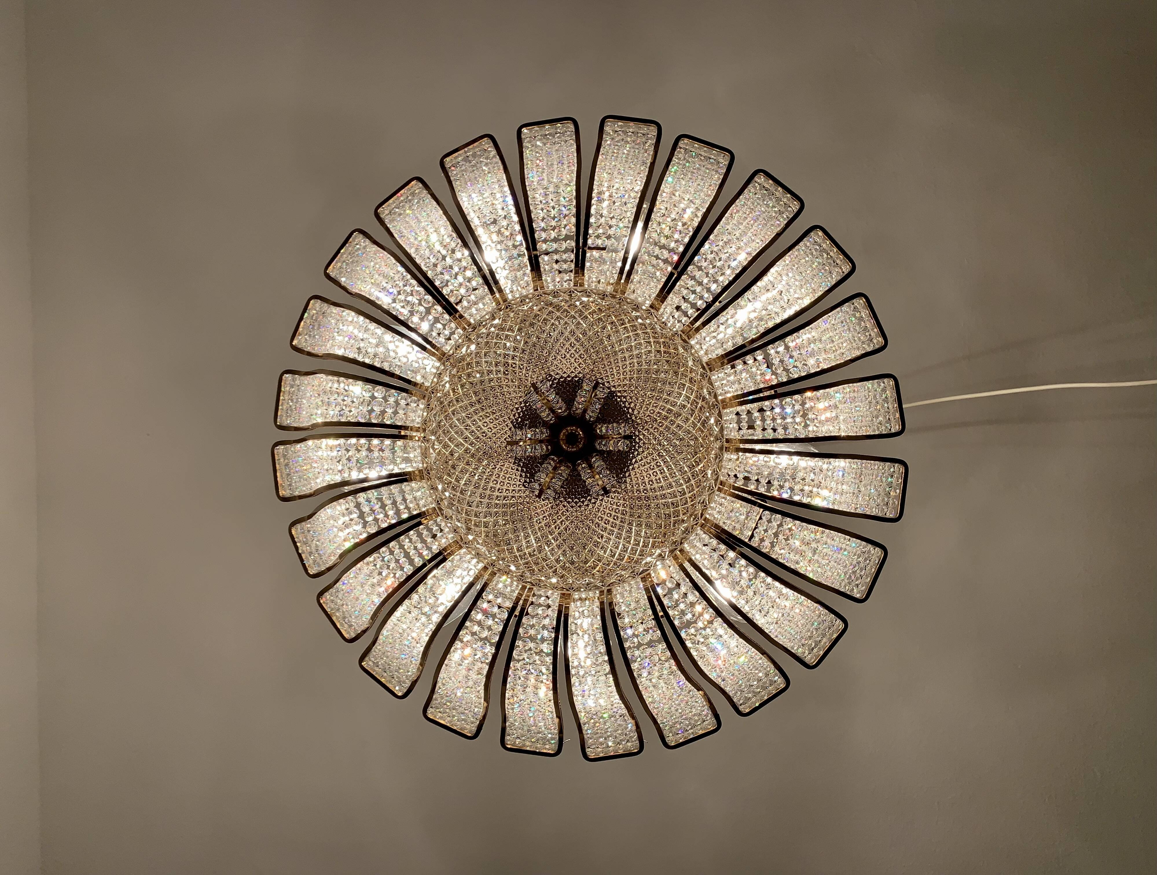 Lustre en cristal de Palwa