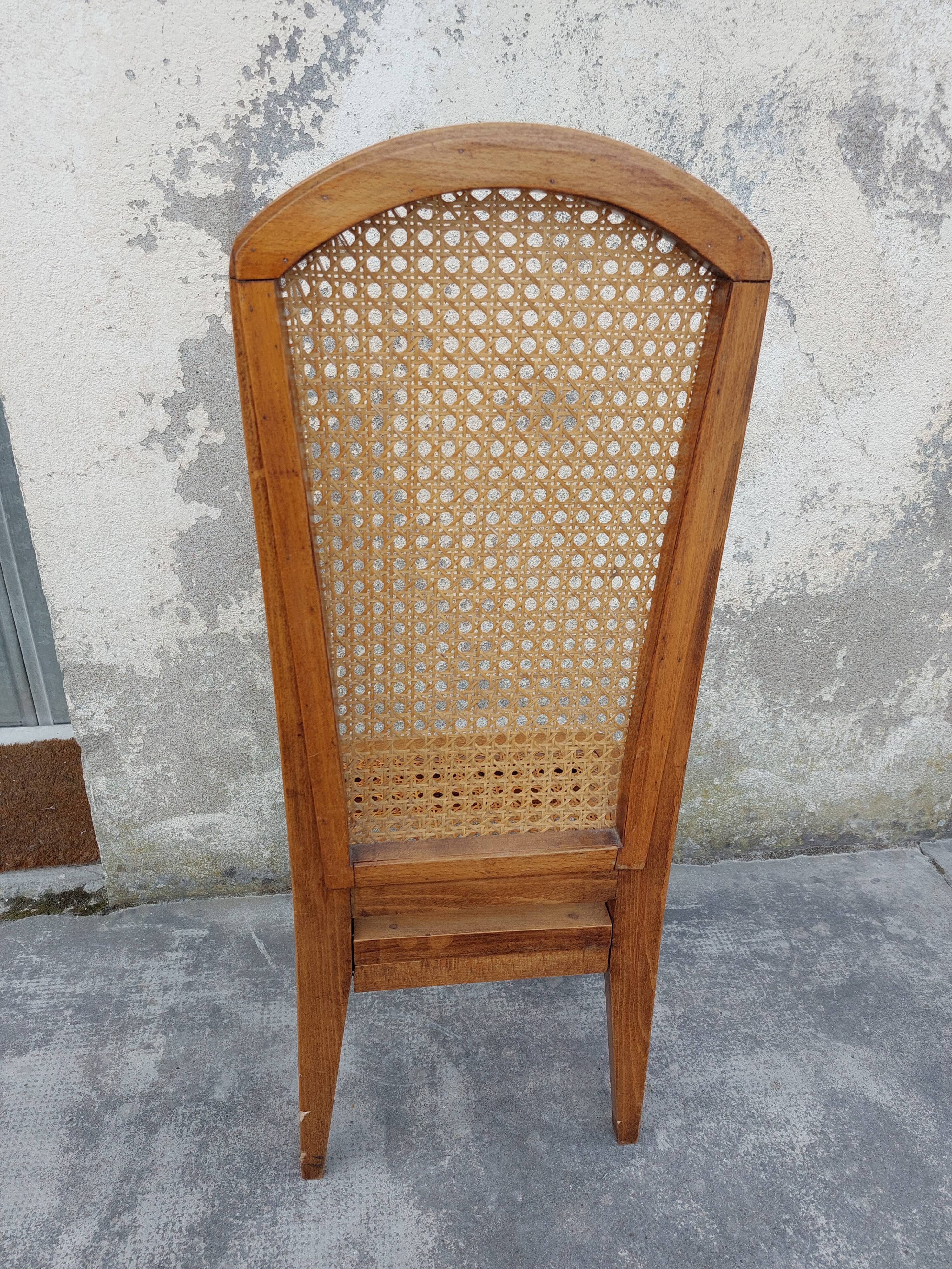 Children's chair in old canning 1950