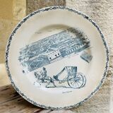 Flat ironstone plate KG Lunéville