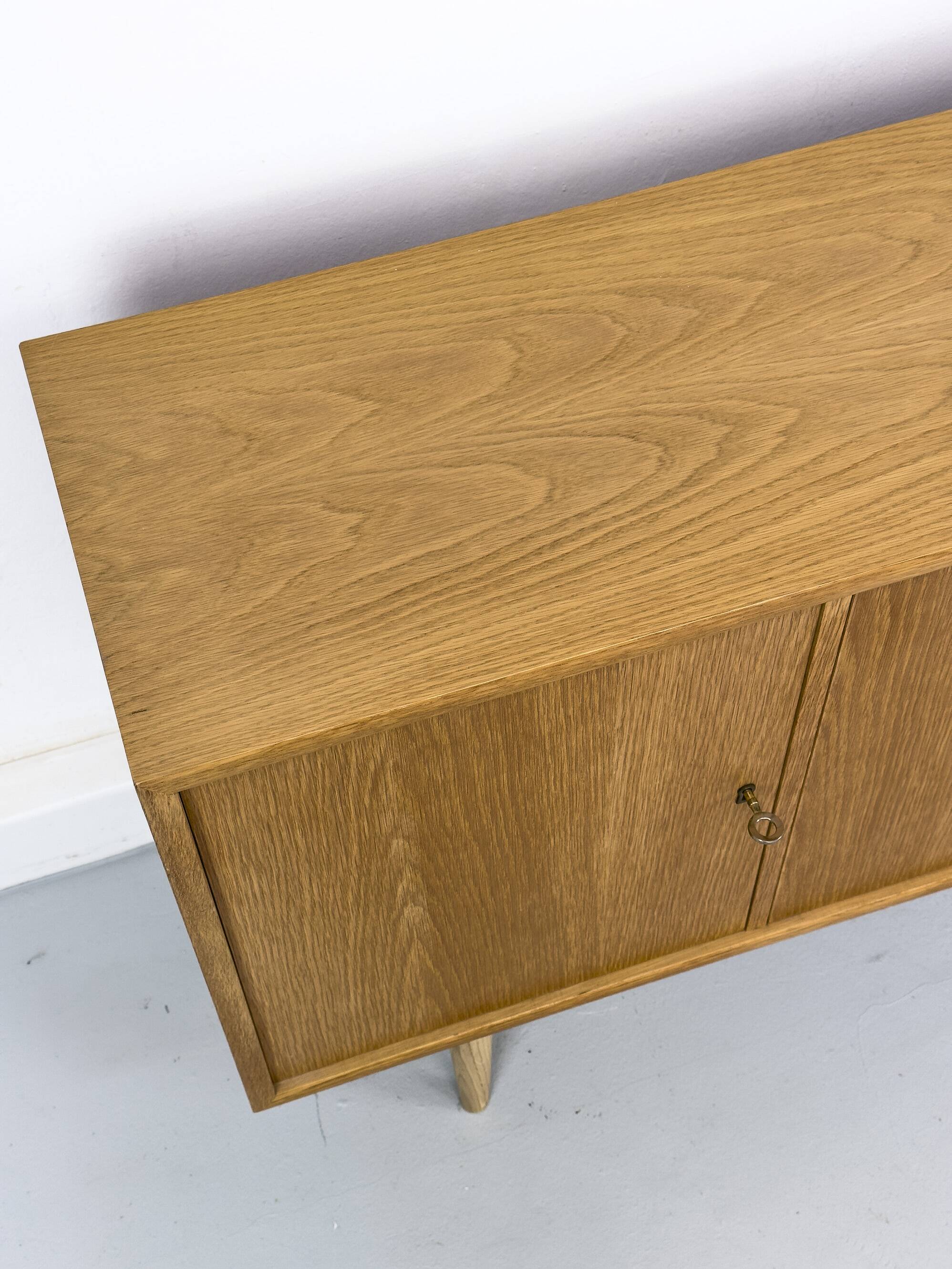 Mid-Century Light Oak Sideboard from WK Möbel, 1970s