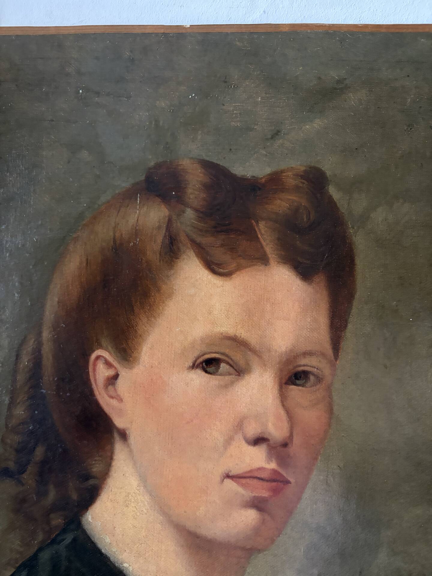 Portrait of a woman, oil on canvas