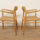 2 x Niels Otto Moller dining chairs | Model 56 | Oak | Restored
