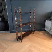 Antique shelf to hang/stand in turned wood - Ref 1464