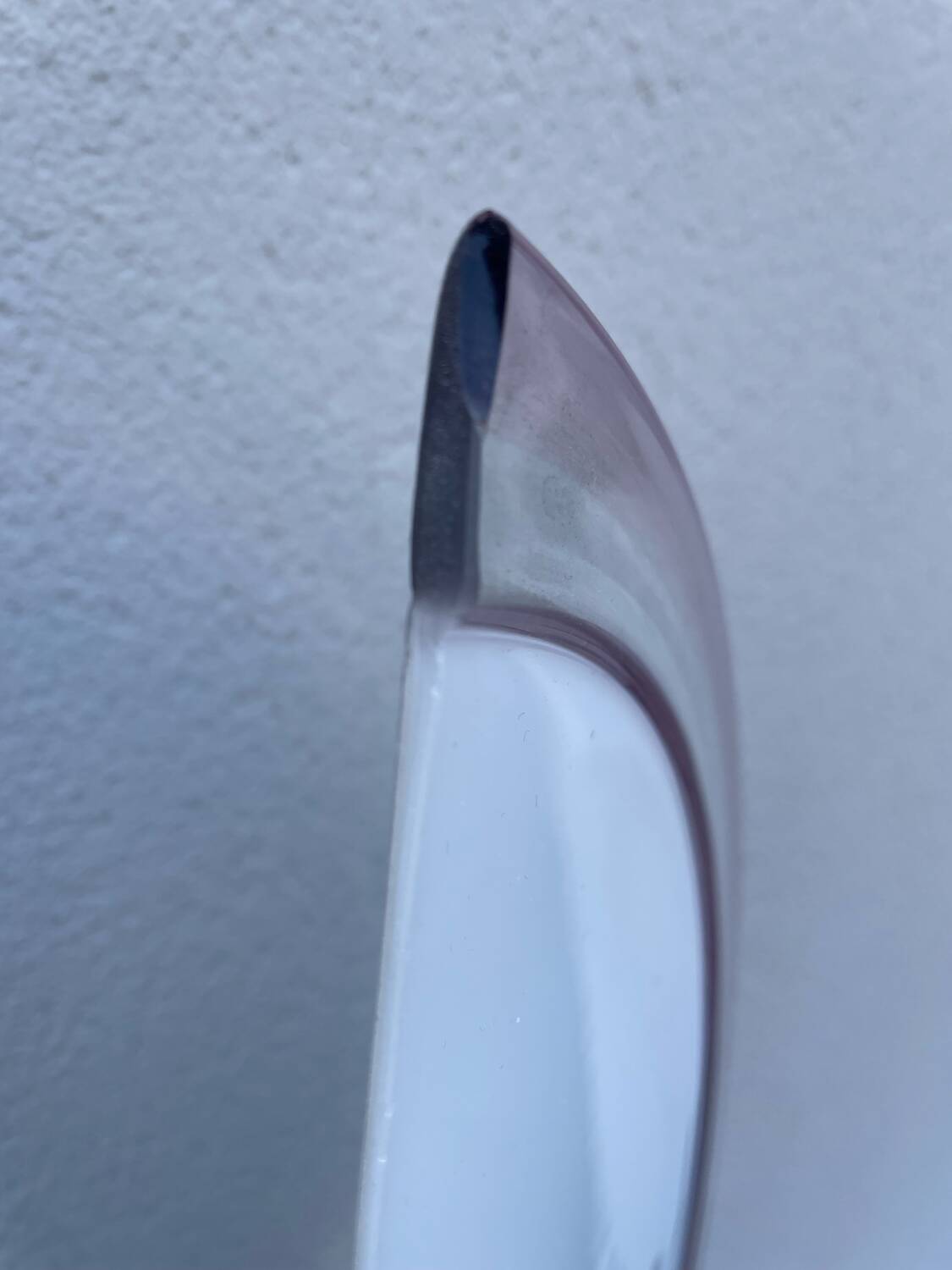 Paire de lampes demi-lune Murano li