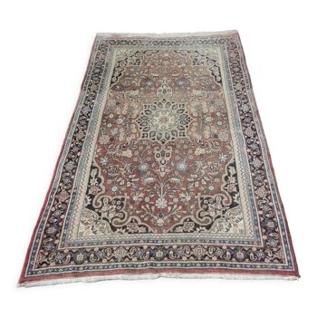 Tapis persan vintage tissé à la main, années 1940, 170x110