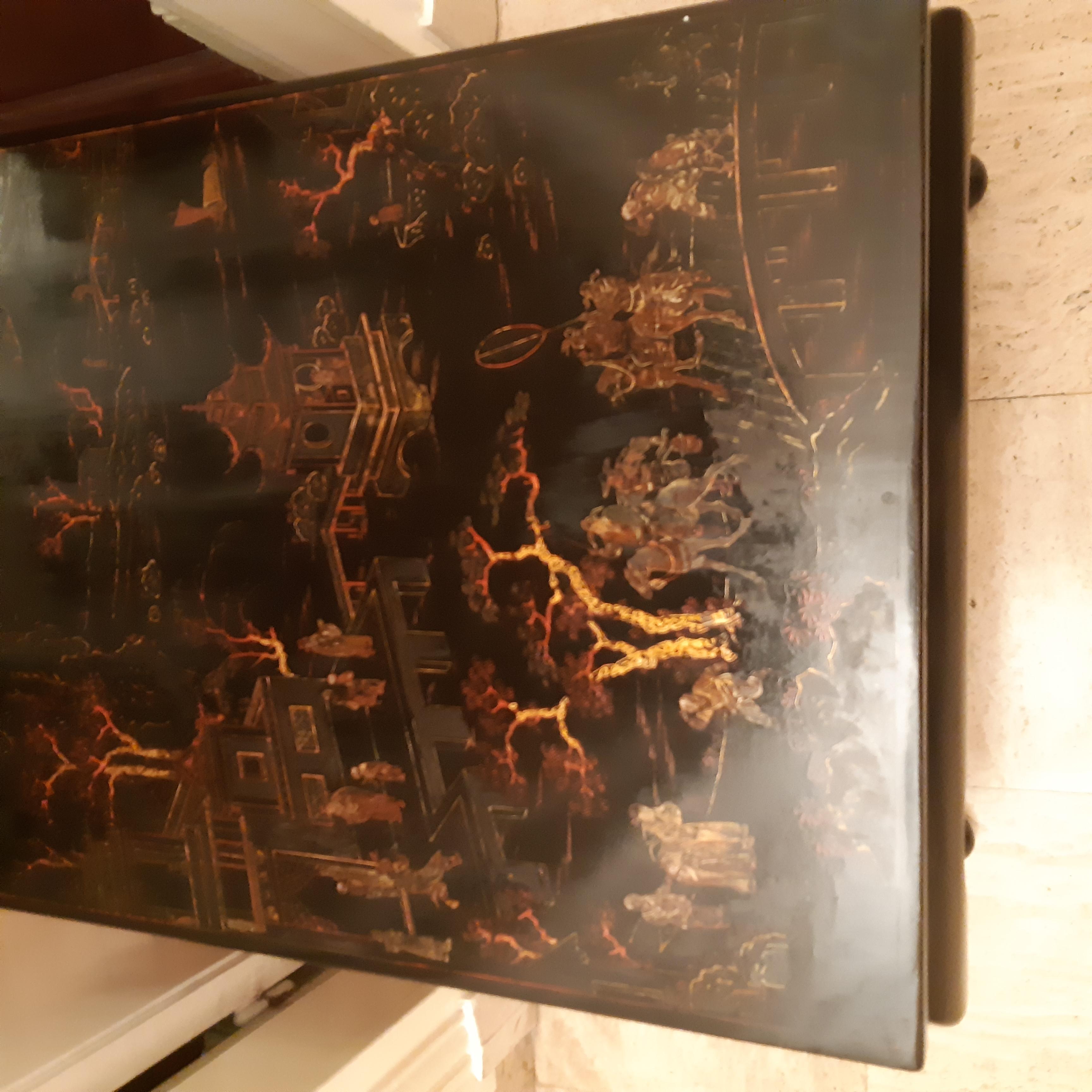 Chinese laquee table