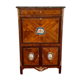 Writing desk of Louis XVI period in marquetry circa 1780