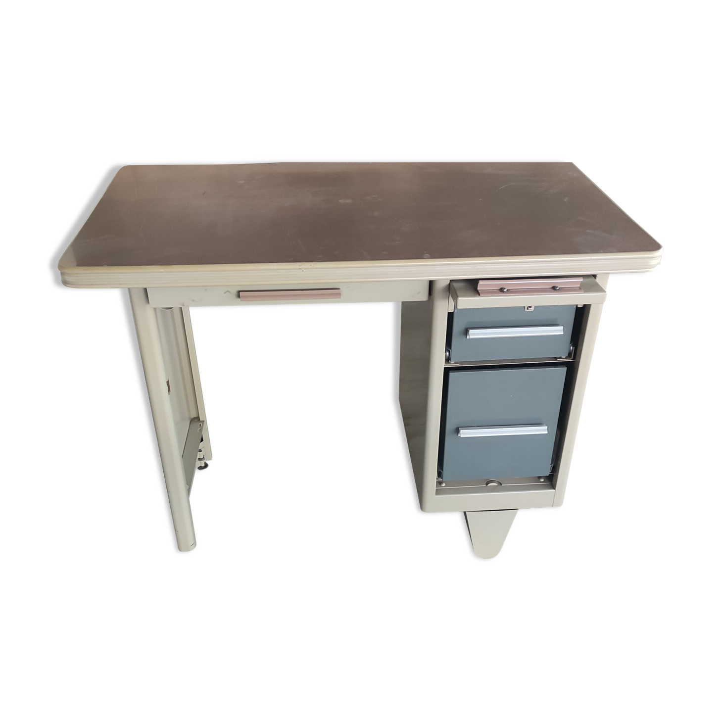 Metal desk of the 60s manufactured by RCB