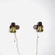Brass And Amfrosia Wall Lamps By Temde Leuchten, Switzerland 1960S