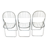 3 folding chairs