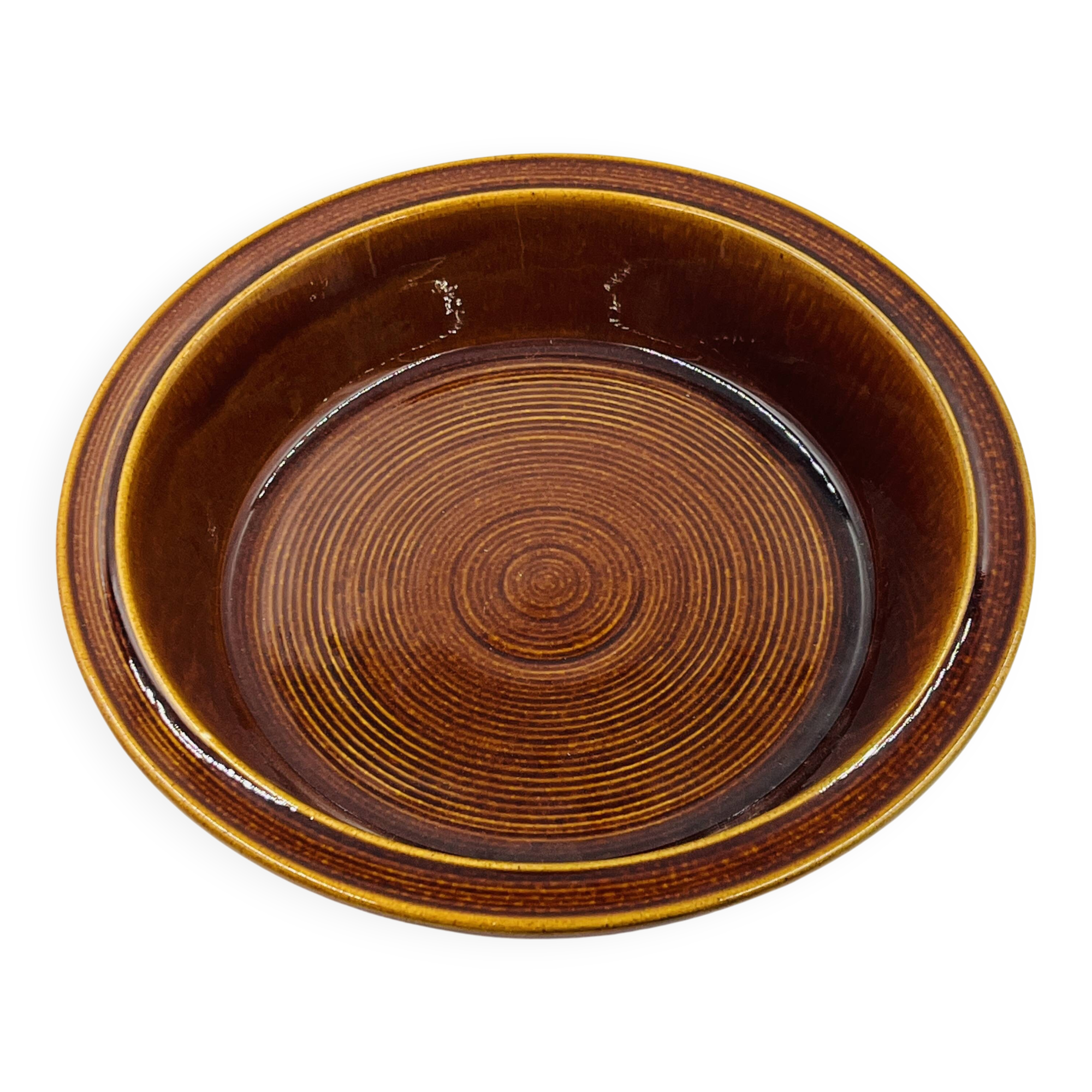Plat rond Deco Hälsingborg Ringar K.J. Svensson, 1970