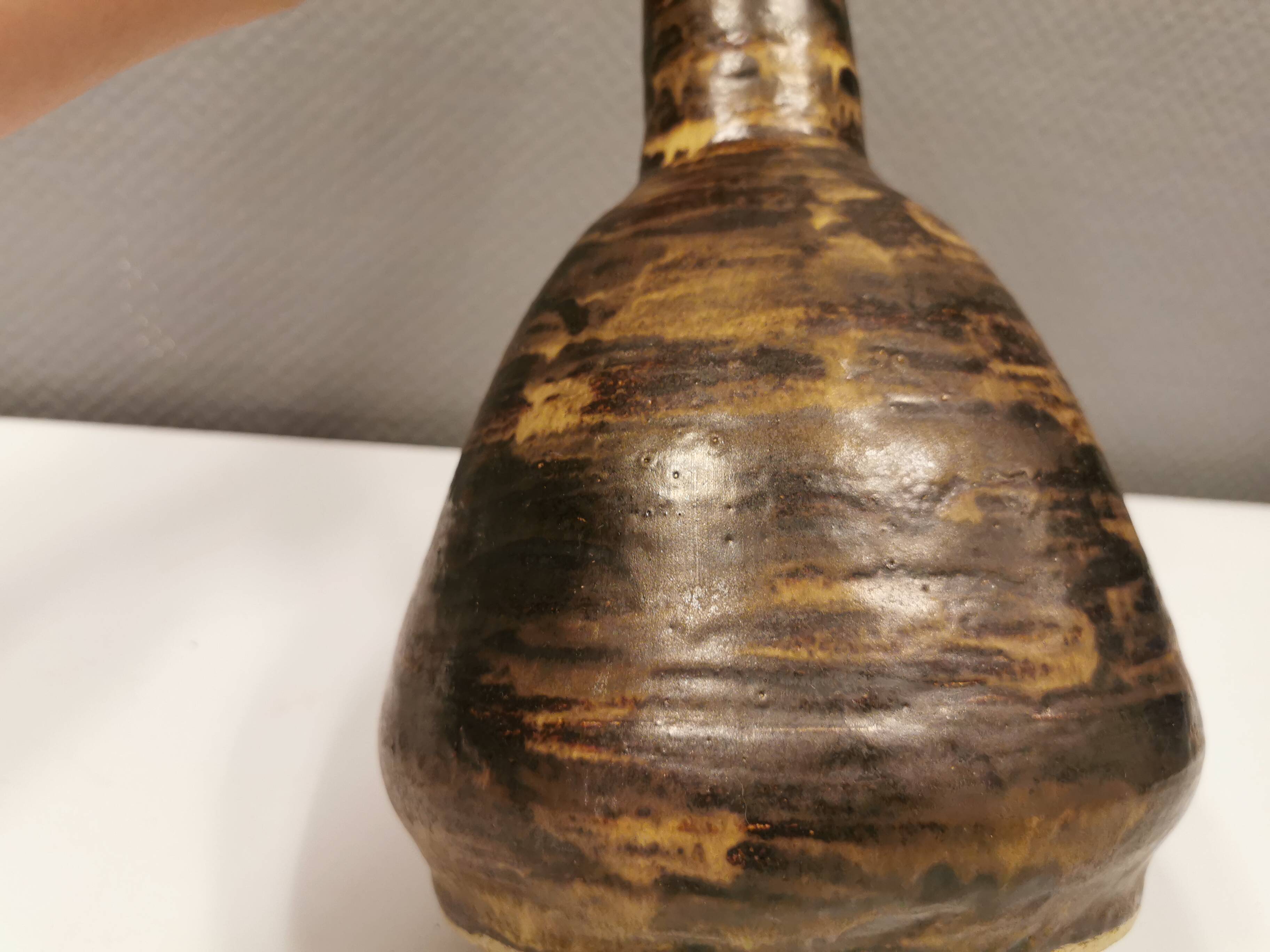 Table lamp in ceramic, Danish and from the 1960s-1970s.