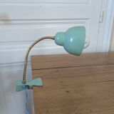 Vintage clip-on casserole lamp