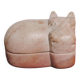 Boite hippopotame en stéatite