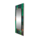 Coloured glass mirror, French work from the 1960s, 35x77 cm.