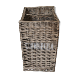 Umbrella rattan white grey