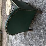Fauteuil club vert bouteille