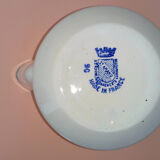 Saucière St Amand Blanc bleu