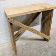 Petit banc rustique