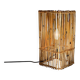 Vintage cube wood willow lamp