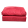 Grand pouf en velours bordeaux