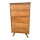 Chiffonnier à 5 tiroirs , pieds compas