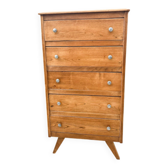 5-drawer chest of drawers, compass feet