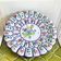 Vintage decorative ceramic cut dish