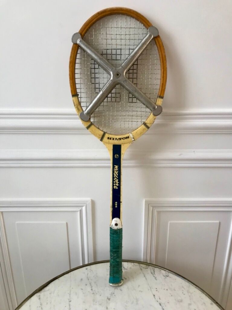 vintage racket with tensioner Mascot 70s