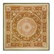 Hand-knotted rug, vintage Turkish rug 134x135 cm