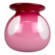 1970s Unique Vase Layered Glass
