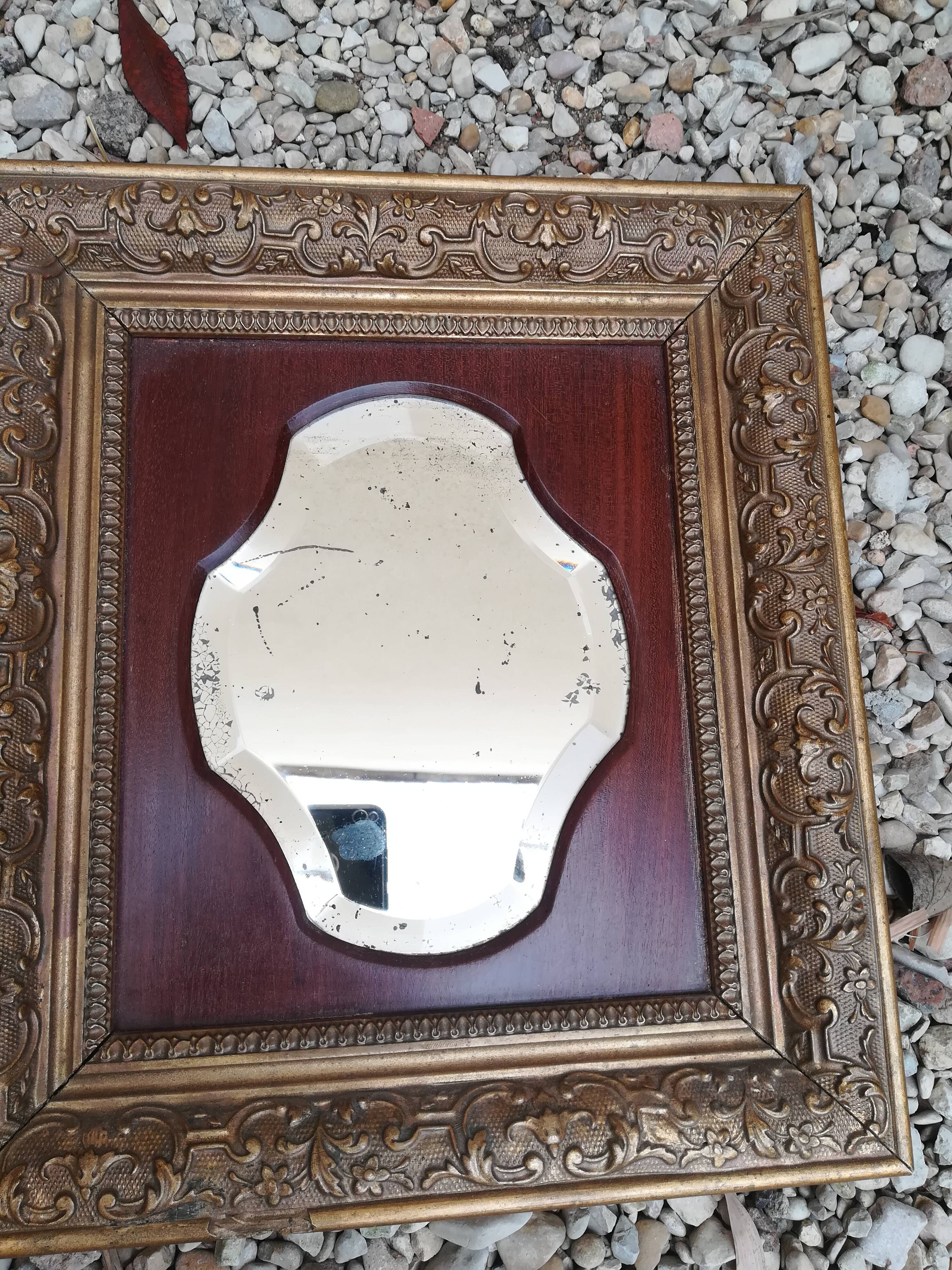 Old framed mirror
