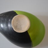 Vintage two-tone ceramic cup 50's