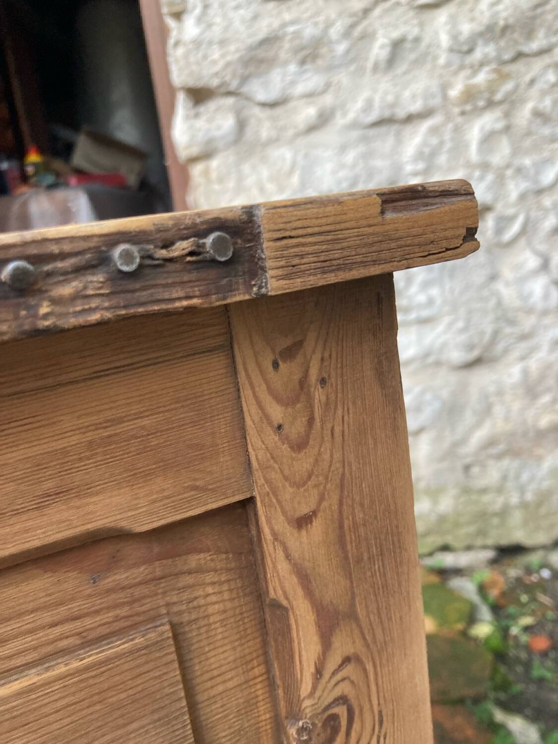 Vintage solid pine sideboard