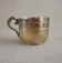 Tasse en métal argenté monogramme LJ