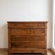 Lot de commodes anciennes en bois marron