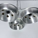 Space Age, Large metal and plastic chandelier by Studioluce. Italy 1970s