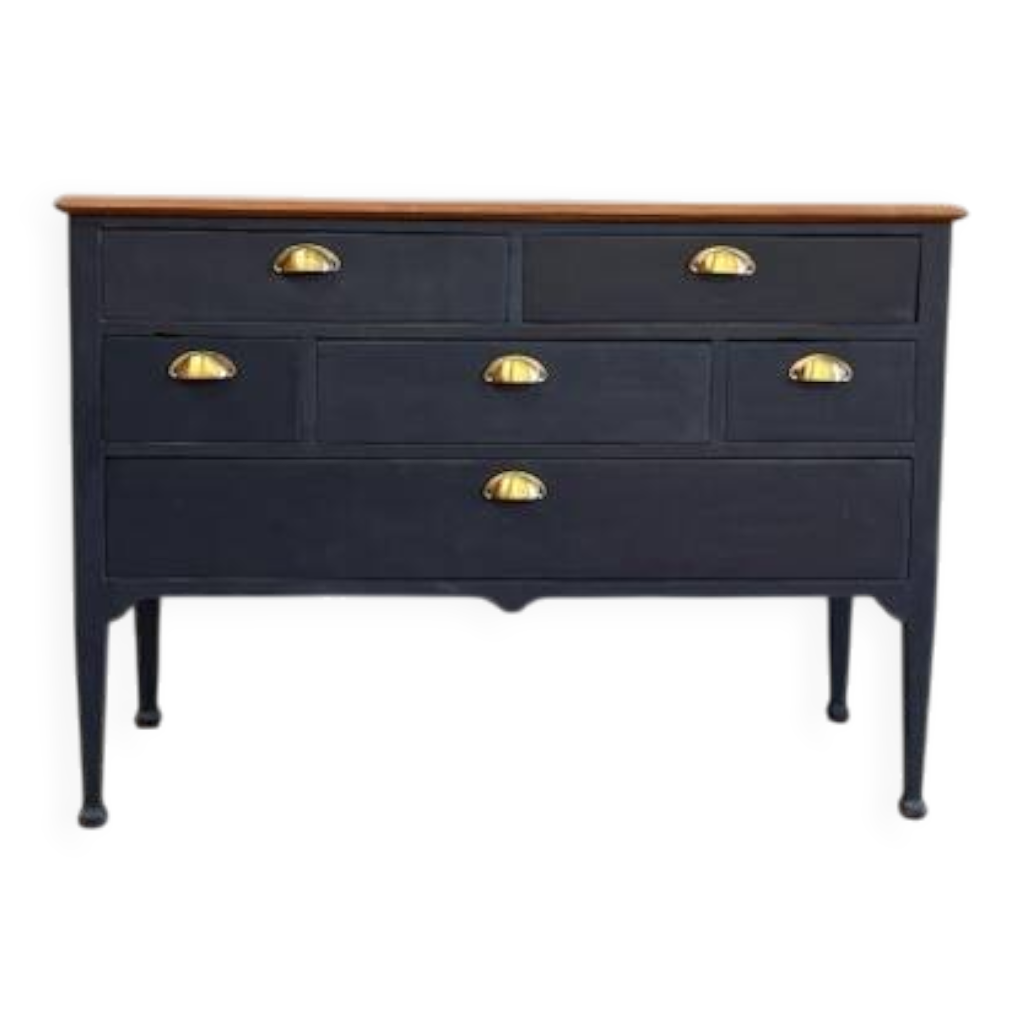 Art Nouveau style 6-drawer chest