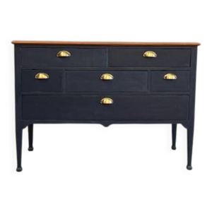 Commode 6 tiroirs style - art nouveau