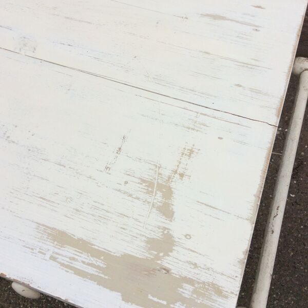 Table de ferme shabby chic vintage