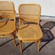Ensemble de 4 fauteuils et 1 chaise Thonet 811 Josef Hoffmann