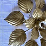Wall lamp or ceiling lamp golden flower