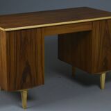 Swedish double-sided teak desk, late 1950s/early 1960s, SMB Bodafors