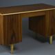 Bureau suédois double face en teck, fin des années 1950/début des années 1960, SMB Bodafors