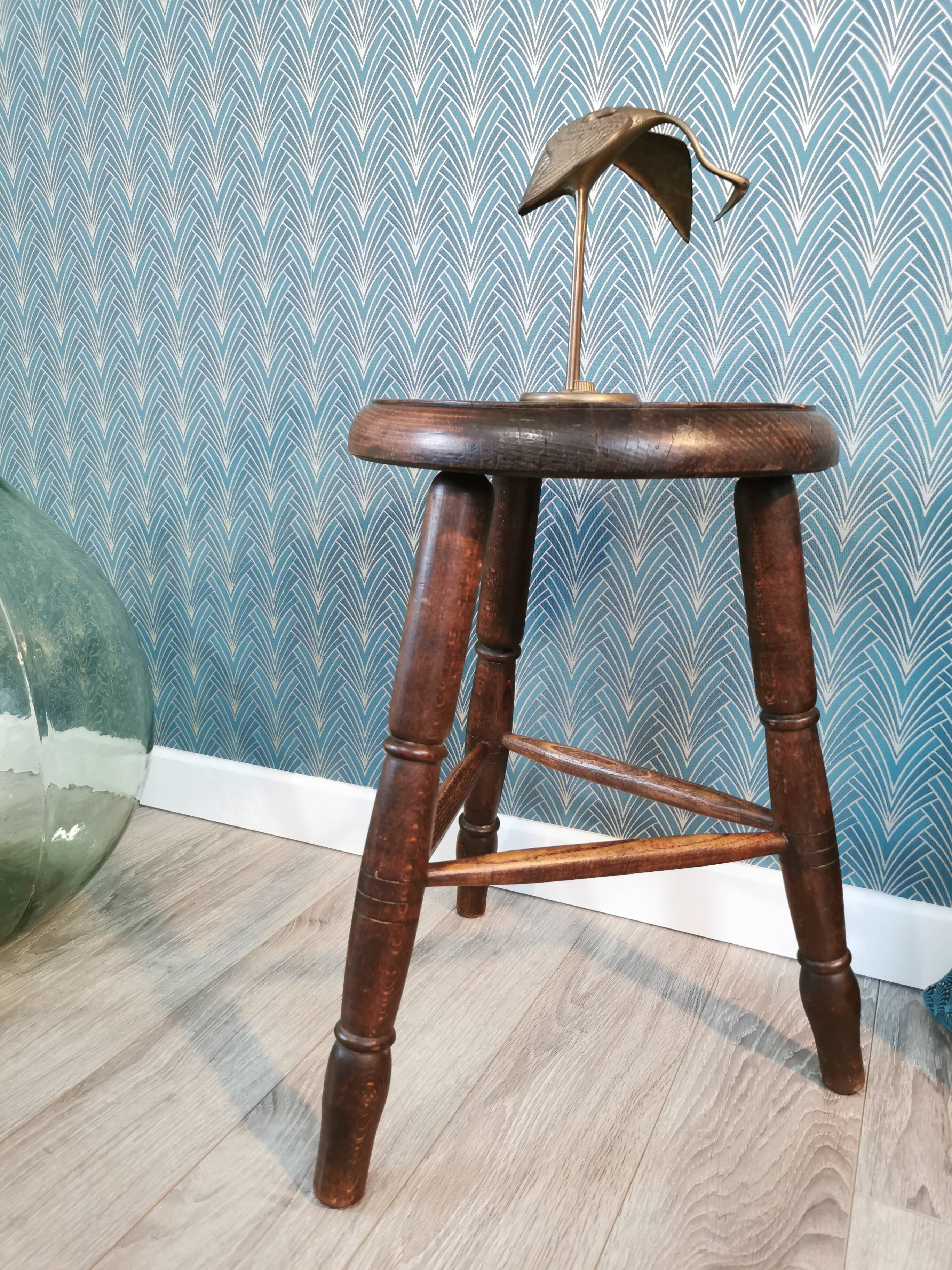Pair of tripod stools