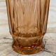 Vase tulipe rose 1950 en verre soufflé